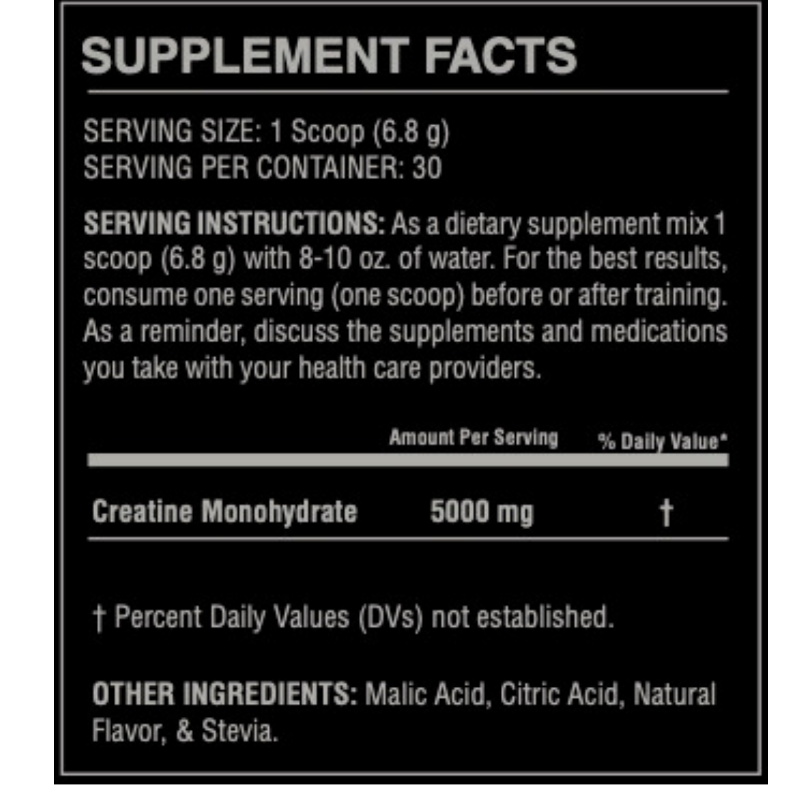 Black Coral - Creatine